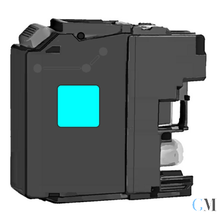 Kompatibel zu Brother LC125XLC Tintenpatrone cyan (LC-125XLC)