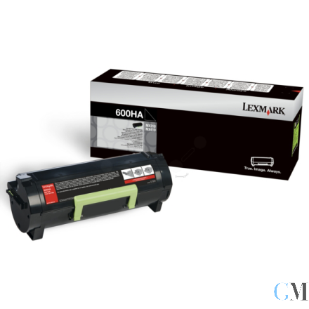 Original Lexmark 60F0HA0/600HA Toner-Kit schwarz, 10.000 Seiten ISO/IEC 19752