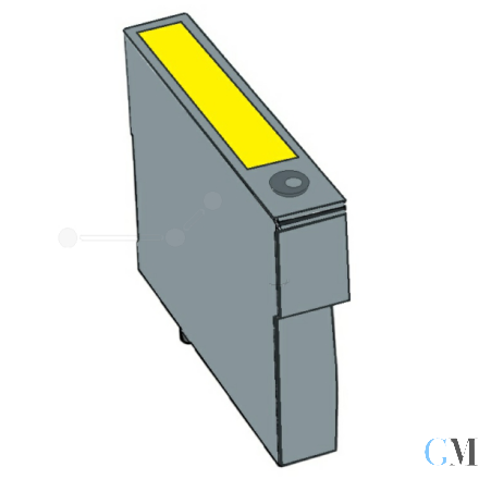 Kompatibel zu Epson T1294 T1294 Tintenpatrone gelb (C13T12944010)