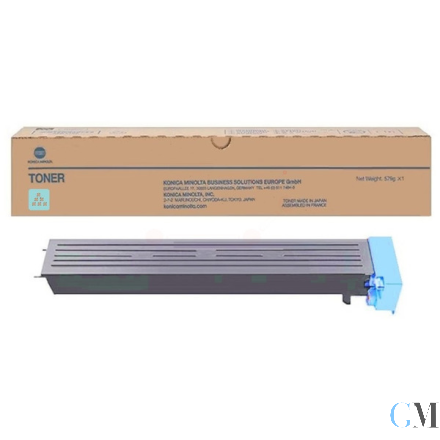 Original Konica Minolta A3VU450/TN-711C Toner cyan, 31.500 Seiten/5%
