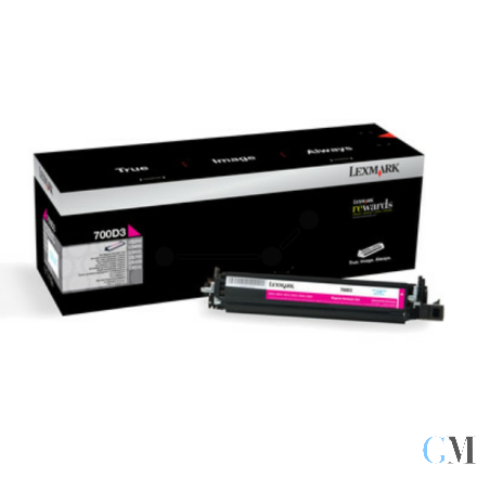 Original Lexmark 70C0D30/700D3 Entwicklereinheit magenta, 40.000 Seiten ISO/IEC 19798