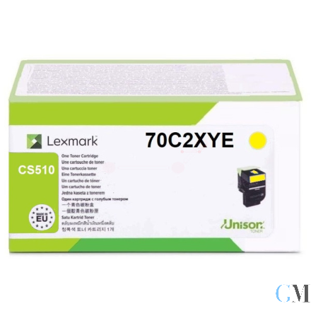 Original Lexmark 70C2XYE/702XY Toner-Kit gelb extra High-Capacity Projekt, 4.000 Seiten ISO/IEC 19798