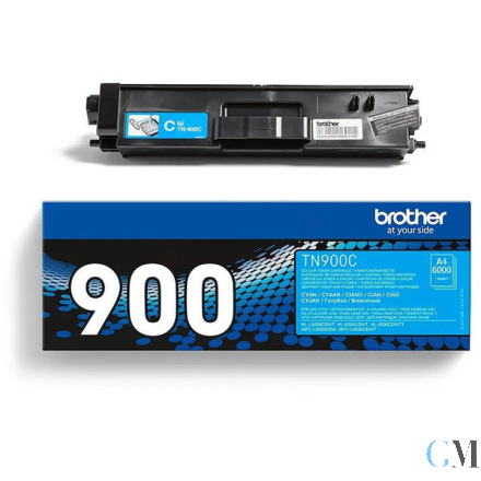 Original Brother TN-900C Toner-Kit cyan, 6.000 Seiten ISO/IEC 19798