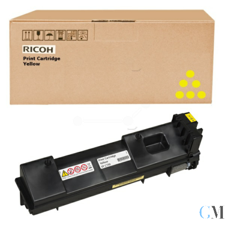 Original Ricoh 407138/SPC730 Toner gelb, 9.300 Seiten