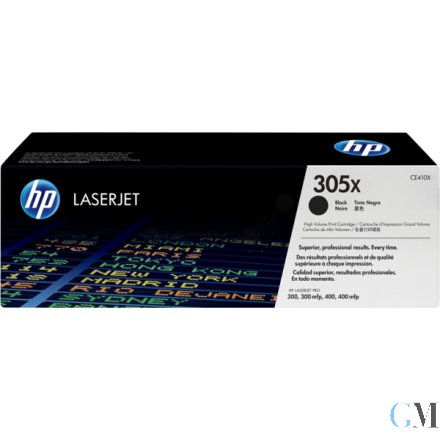 Original HP CE410X/305X Tonerkartusche schwarz Original, 4.000 Seiten ISO/IEC 19798