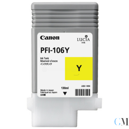 Original Canon 6624B001/PFI-106Y Tintenpatrone gelb 130ml