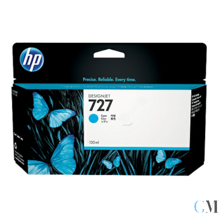 Original HP B3P19A/727 Tintenpatrone cyan 130ml