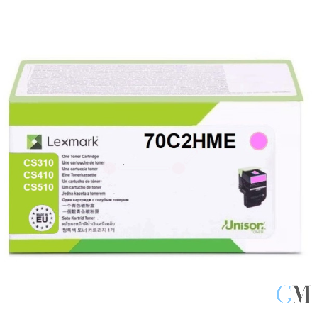 Original Lexmark 70C2HME/702HM Toner-Kit magenta Projekt, 3.000 Seiten ISO/IEC 19798