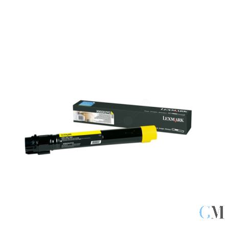 Original Lexmark X950X2YG Toner gelb extra High-Capacity, 22.000 Seiten ISO/IEC 19752