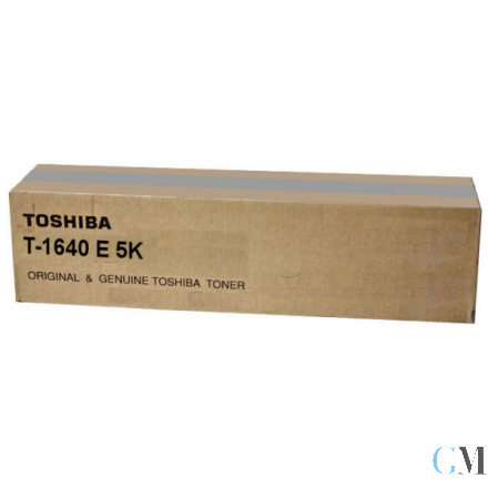 Original Toshiba 6AJ00000023/T-1640E5K Toner schwarz, 5.000 Seiten/6% 190 Gramm
