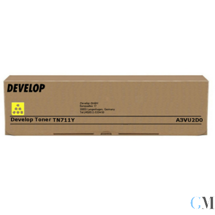Original Develop A3VU2D0/TN-711Y Toner gelb, 31.500 Seiten