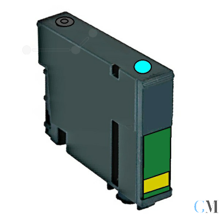 Kompatibel zu Epson T1282 T1282 Tintenpatrone cyan (C13T12824011)
