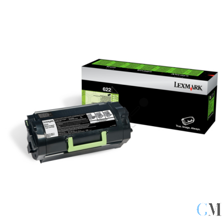 Original Lexmark 62D2000/622 Toner-Kit schwarz return program, 6.000 Seiten ISO/IEC 19752