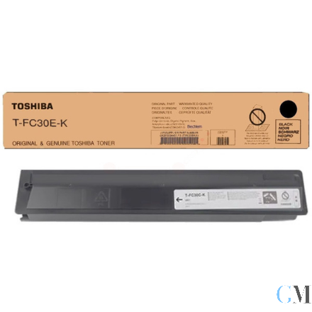 Original Toshiba 6AG00004450/T-FC30EK Toner schwarz, 38.400 Seiten/6%