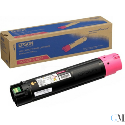 Original Epson C13S050657/0657 Toner-Kit magenta High-Capacity, 13.700 Seiten