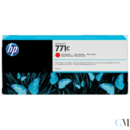 Original HP B6Y08A/771C Tintenpatrone rot 775ml