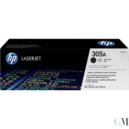 Original HP CE410A/305A Tonerkartusche schwarz, 2.200 Seiten ISO/IEC 19798