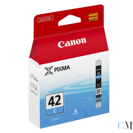 Original Canon 6385B001/CLI-42C Tintenpatrone cyan, 600 Seiten ISO/IEC 19752 300 Fotos 13ml
