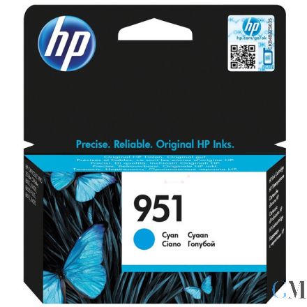 Original HP CN050AE/951 Tintenpatrone cyan, 700 Seiten ISO/IEC 24711 8.5ml