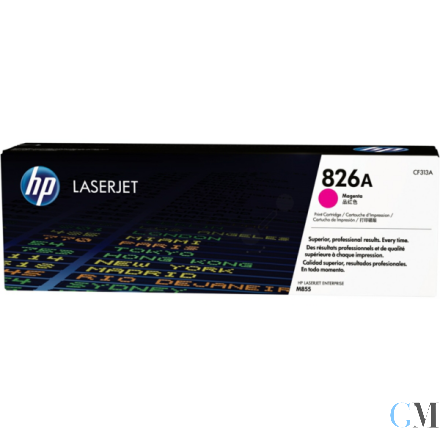 Original HP CF313A/826A Toner magenta, 31.500 Seiten/5%