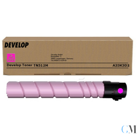 Original Develop A33K3D2/TN-512M Toner magenta, 35.000 Seiten