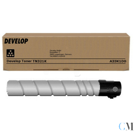 Original Develop A33K1D0/TN-321K Toner schwarz, 27.000 Seiten/5%