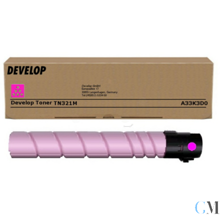 Original Develop A33K3D0/TN-321M Toner magenta, 25.000 Seiten/5%