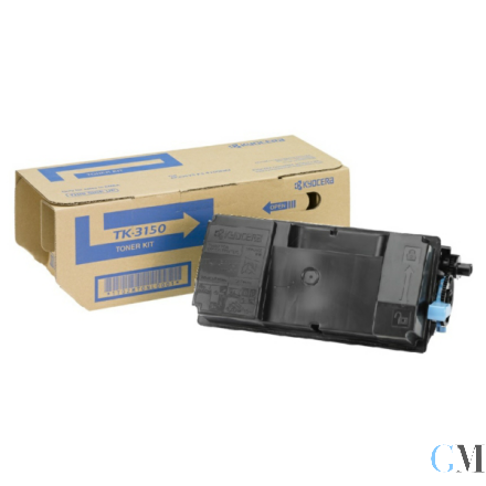 Original Kyocera 1T02NX0NL0/TK-3150 Toner-Kit, 14.500 Seiten ISO/IEC 19752