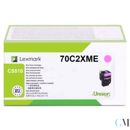 Original Lexmark 70C2XME/702XM Toner-Kit magenta extra High-Capacity Projekt, 4.000 Seiten ISO/IEC 19798