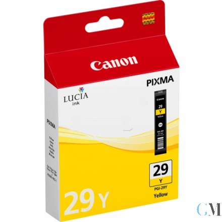 Original Canon 4875B001/PGI-29Y Tintenpatrone gelb, 1.420 Seiten 36ml