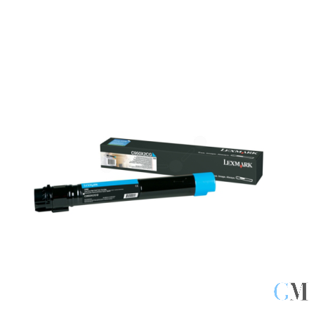 Original Lexmark C950X2CG Toner cyan, 22.000 Seiten ISO/IEC 19798