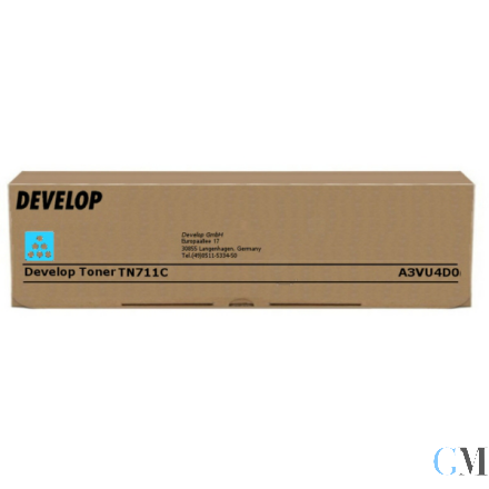 Original Develop A3VU4D0/TN-711C Toner cyan, 31.500 Seiten