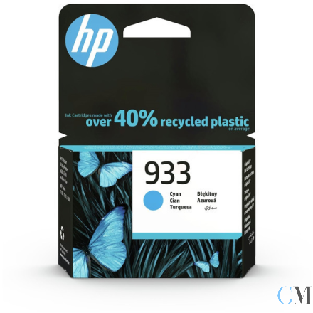 Original HP CN058AE/933 Tintenpatrone cyan, 330 Seiten ISO/IEC 24711 4ml