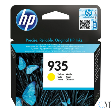Original HP C2P22AE/935 Tintenpatrone gelb, 400 Seiten ISO/IEC 24711 4.5ml