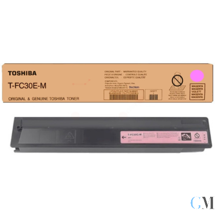 Original Toshiba 6AG00004452/T-FC30EM Toner magenta, 33.600 Seiten/6%