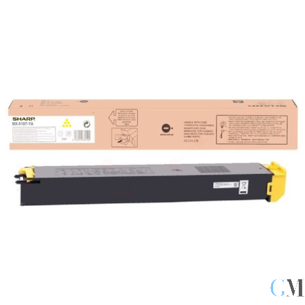 Original Sharp MX-51GTYA Toner gelb, 18.000 Seiten