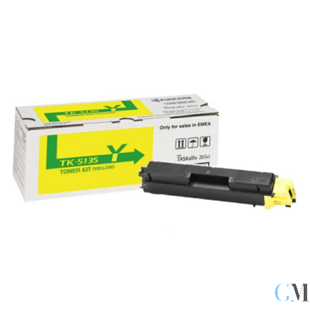 Original Kyocera 1T02PAANL0/TK-5135Y Toner-Kit gelb, 5.000 Seiten/5%