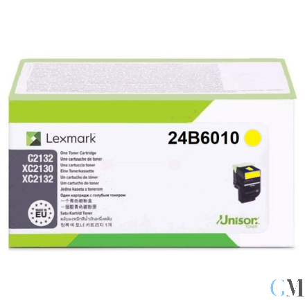 Original Lexmark 24B6010 Toner gelb, 3.000 Seiten