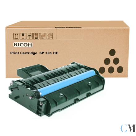 Original Ricoh 407254/TYPE SP201HE Tonerkartusche High-Capacity, 2.600 Seiten/5%