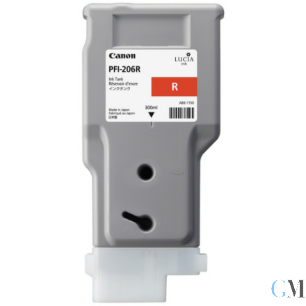 Original Canon 5309B001/PFI-206R Tintenpatrone rot 300ml