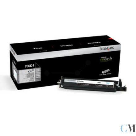 Original Lexmark 70C0D10/700D1 Entwicklereinheit schwarz, 40.000 Seiten ISO/IEC 19798
