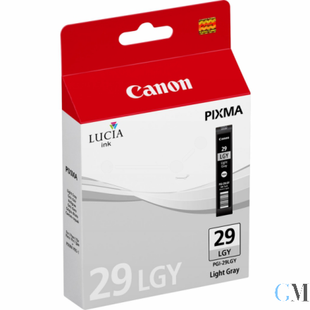 Original Canon 4872B001/PGI-29LGY Tintenpatrone fotograu 1320 Fotos 36ml