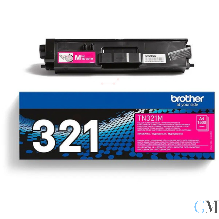 Original Brother TN-321M Toner-Kit magenta, 1.500 Seiten ISO/IEC 19798