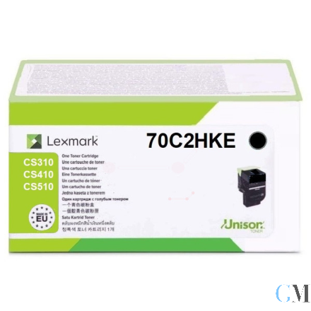 Original Lexmark 70C2HKE/702HK Toner-Kit schwarz Projekt, 4.000 Seiten ISO/IEC 19798