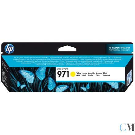 Original HP CN624AE/971 Tintenpatrone gelb, 2.500 Seiten ISO/IEC 24711 24,5ml