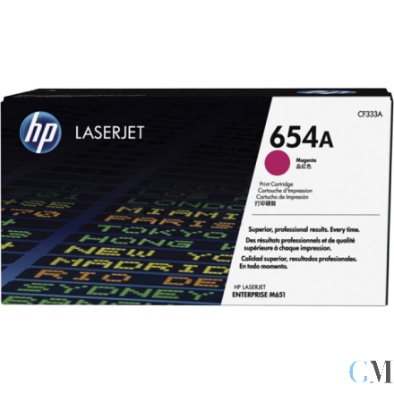 Original HP CF333A/654A Tonerkartusche magenta, 15.000 Seiten ISO/IEC 19798