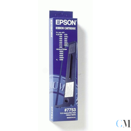 Original Epson C13S015633/7753 Nylonband schwarz, 2.500.000 Zeichen