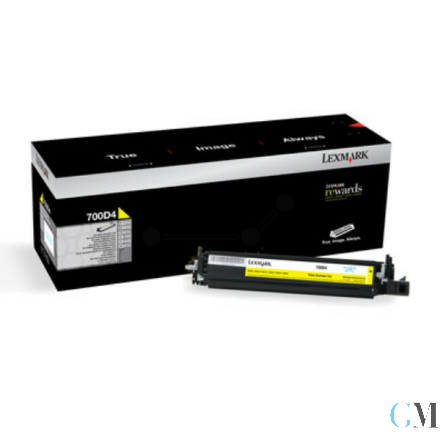 Original Lexmark 70C0D40/700D4 Entwicklereinheit gelb, 40.000 Seiten ISO/IEC 19798
