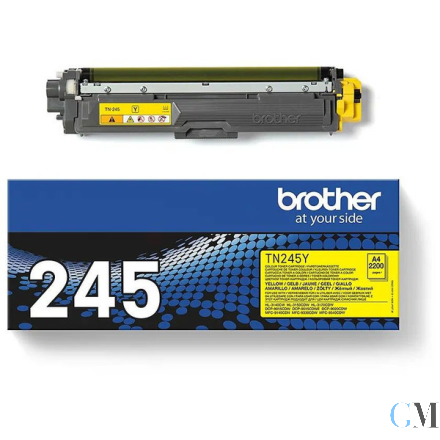 Original Brother TN-245Y Toner-Kit gelb High-Capacity, 2.200 Seiten ISO/IEC 19798