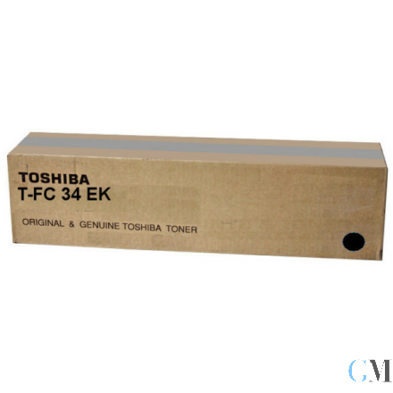 Original Toshiba 6A000001530/T-FC34EK Toner schwarz, 15.000 Seiten